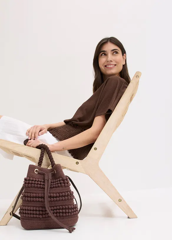 Beuteltasche in strukturierter Optik, bonprix