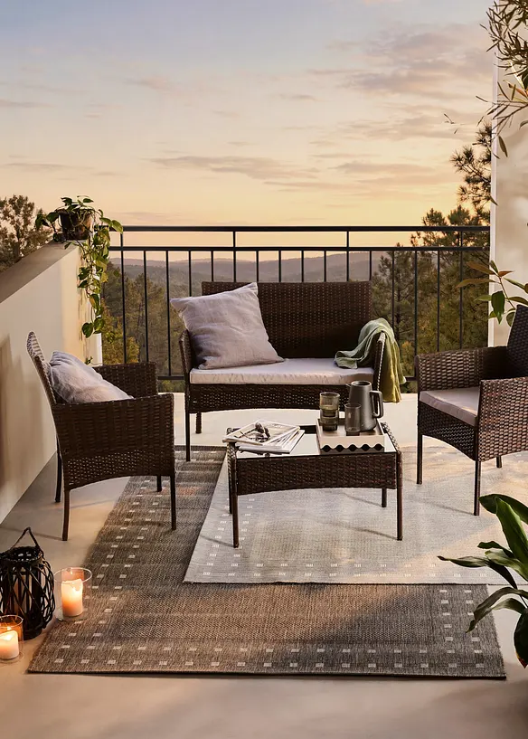 In- und Outdoor Teppich mit umlaufender Bord&uuml;re, bonprix