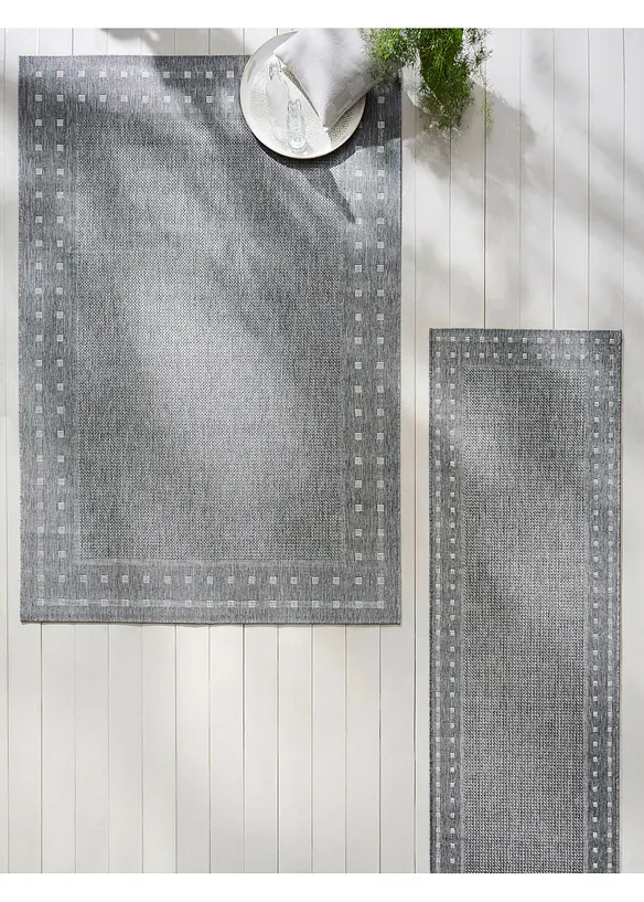 Tapis int&eacute;rieur et ext&eacute;rieur avec bordure, bonprix