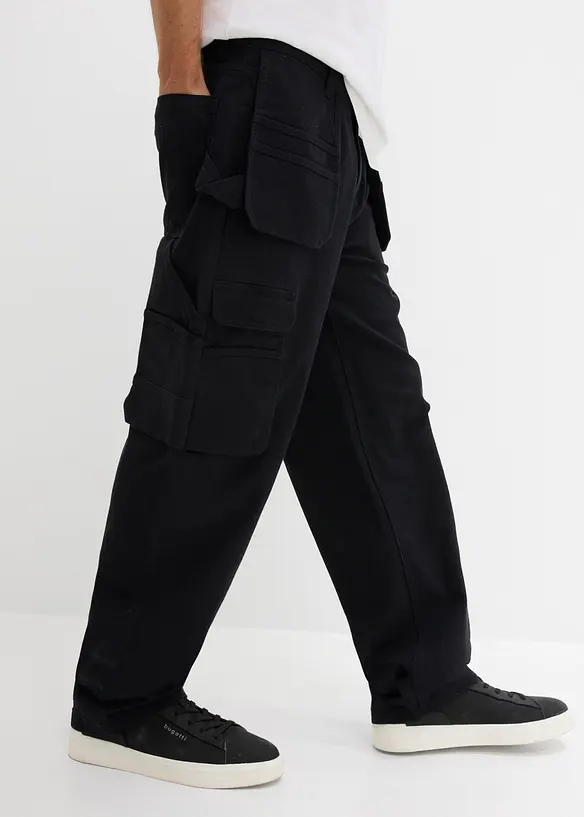 Pantalon style workwear &agrave; poches pratiques, bonprix