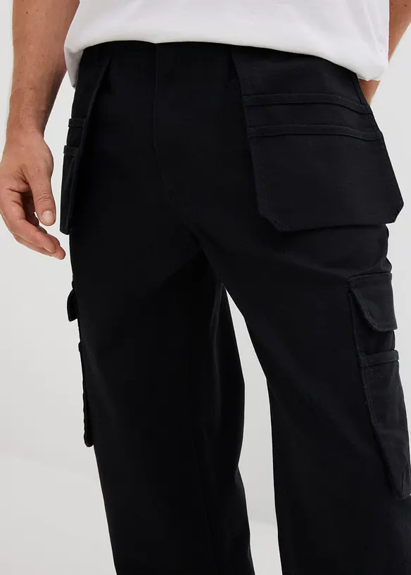 Pantalon style workwear &agrave; poches pratiques, bonprix