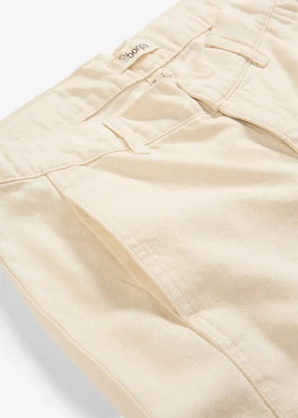 Jean barrel, taille mi-haute, bonprix