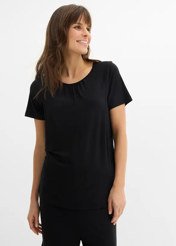 Umstandsset aus Stillshirt, Leggings + Shorts (3-tlg.Set), bonprix