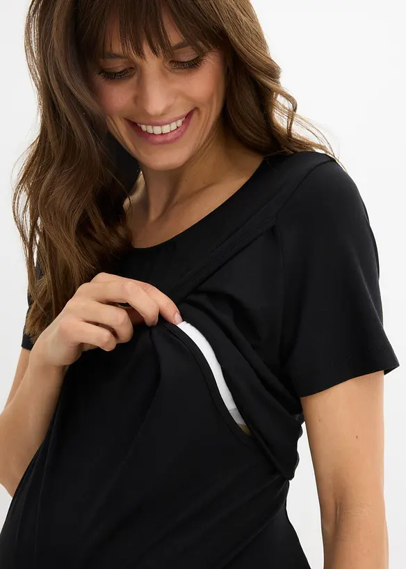 Umstandsset aus Stillshirt, Leggings + Shorts (3-tlg.Set), bonprix