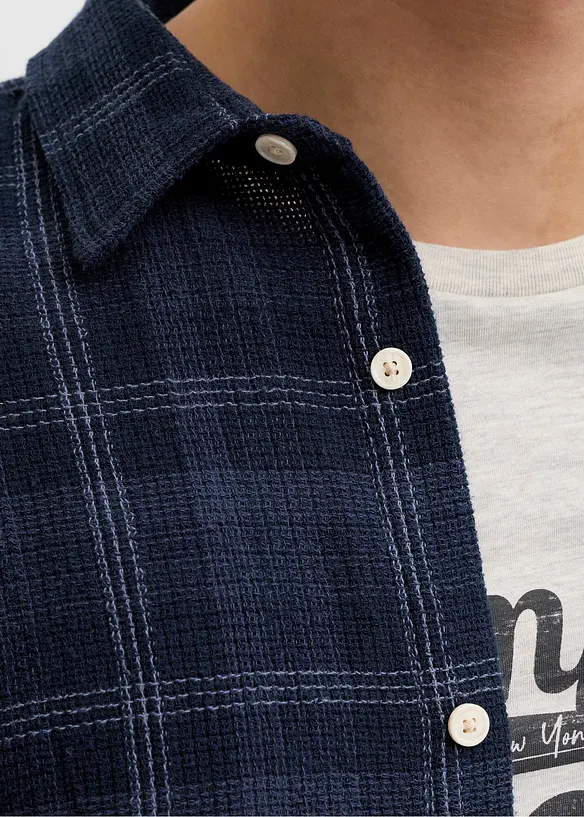 Langarmhemd in Regular Fit, JJ REBEL