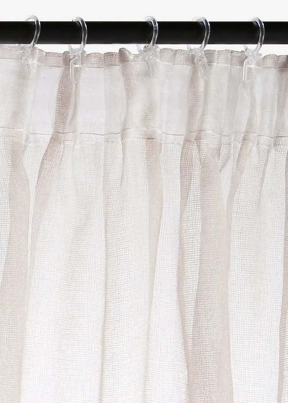 Gardine mit feiner Struktur (1er Pack), bonprix