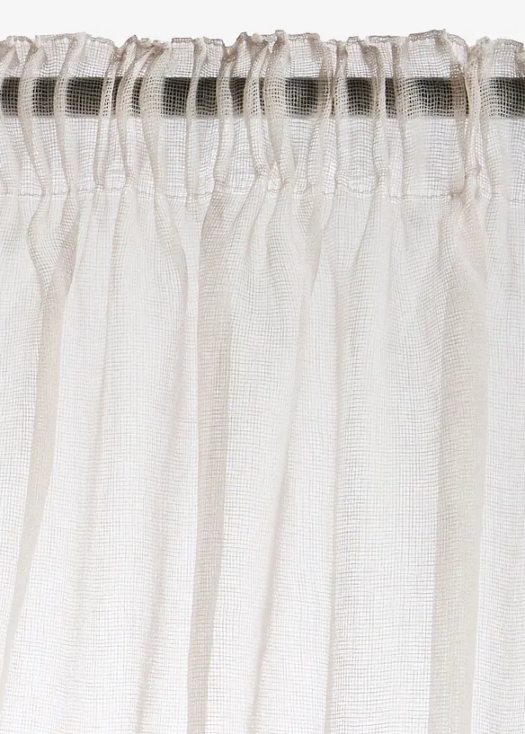 Gardine mit feiner Struktur (1er Pack), bonprix