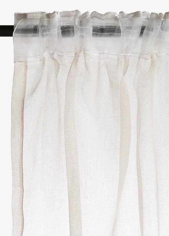 Gardine mit feiner Struktur (1er Pack), bonprix