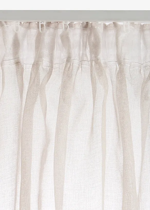 Gardine mit feiner Struktur (1er Pack), bonprix