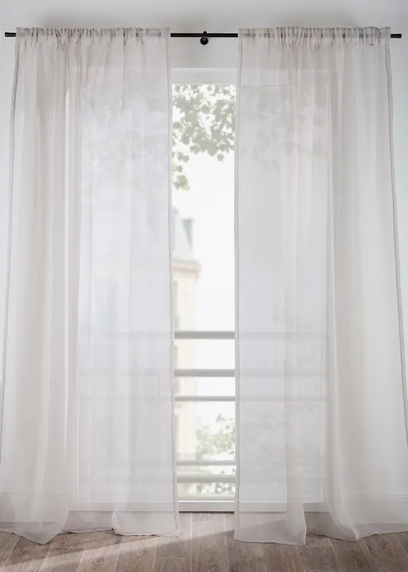 Gardine mit feiner Struktur (1er Pack), bonprix