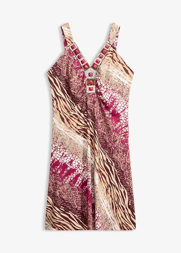 Robe trap&egrave;ze en jersey, bonprix