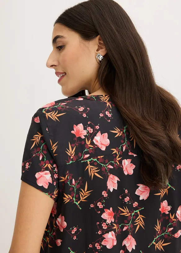 Chemisier manches courtes 100% viscose, bonprix