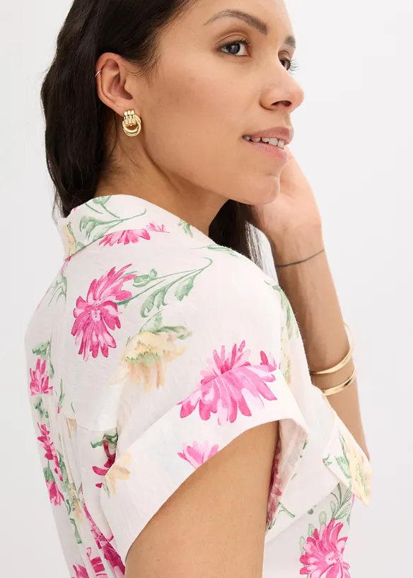 Jumpsuit aus flie&szlig;endem Viskose-Mix, bonprix