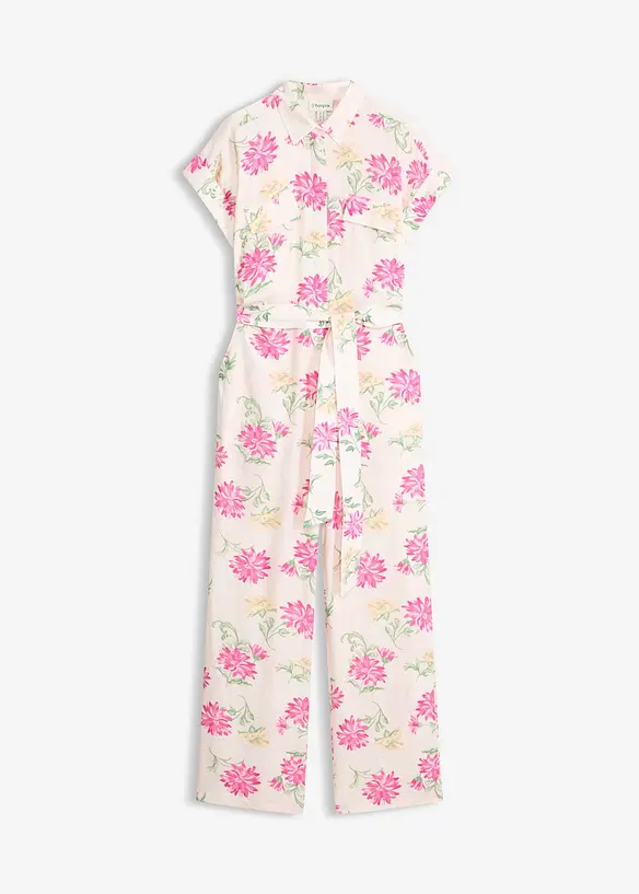 Jumpsuit aus flie&szlig;endem Viskose-Mix, bonprix