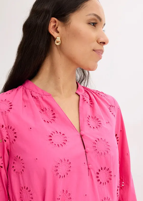 Robe blouse 100% coton, bonprix