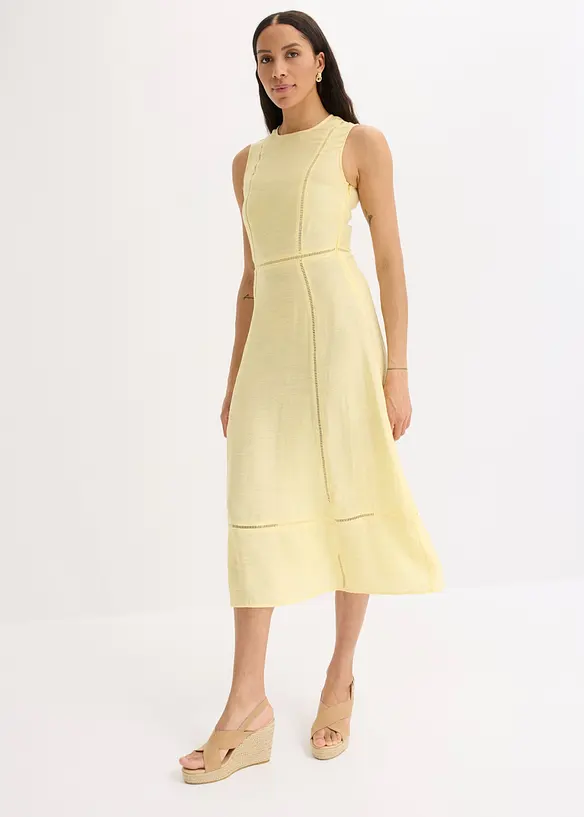 Midikleid aus softem Viskose-Mix, bonprix