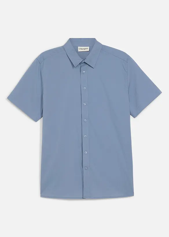 Chemise manches courtes extensible, slim, bonprix