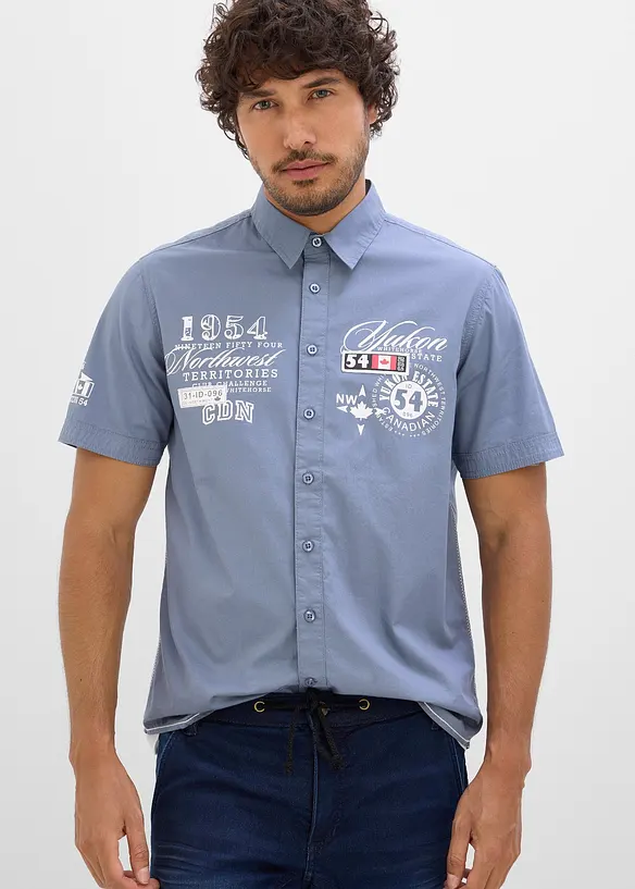 Chemise manches courtes &agrave; imprim&eacute;, bonprix