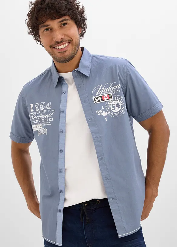Chemise manches courtes &agrave; imprim&eacute;, bonprix