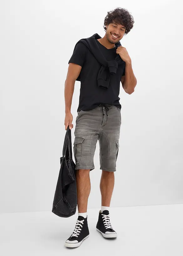 T-Shirt mit V-Ausschnitt (3er Pack), bonprix