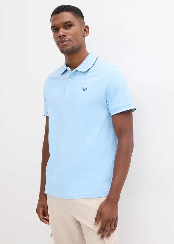 Polo en maille piqu&eacute;e 100% coton, bonprix