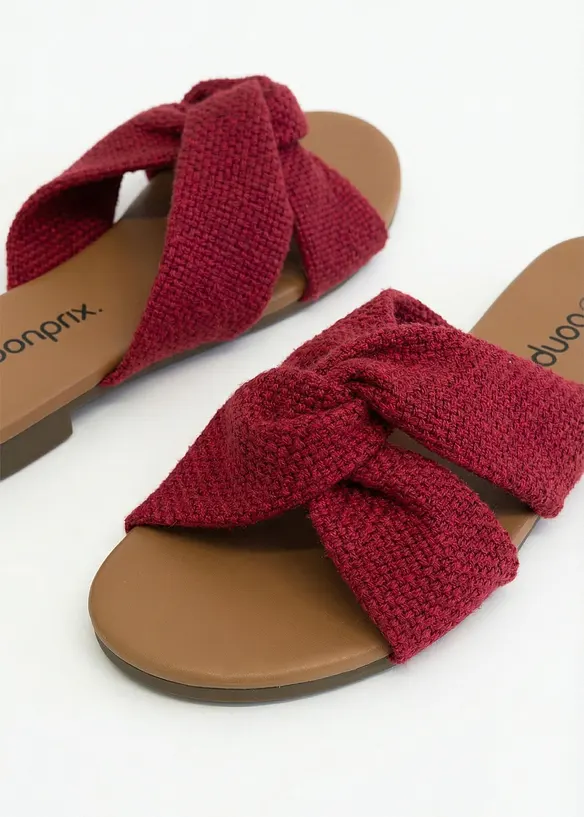 Pantoletten mit Knoten, bonprix