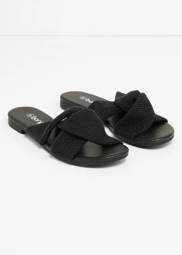 Mules avec n&oelig;ud, bonprix