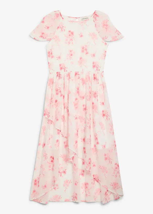 Chiffonkleid aus strukturiertem Crinkle, bonprix