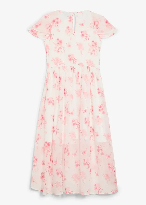 Chiffonkleid aus strukturiertem Crinkle, bonprix