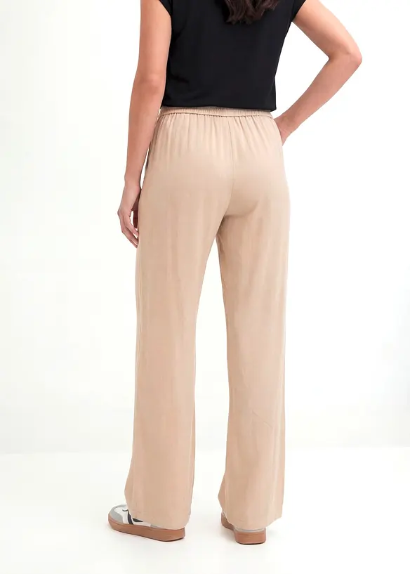 Palazzo-Hose aus softer Viskose, bonprix