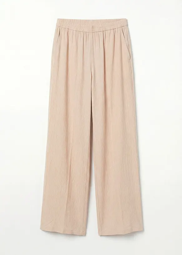 Palazzo-Hose aus softer Viskose, bonprix