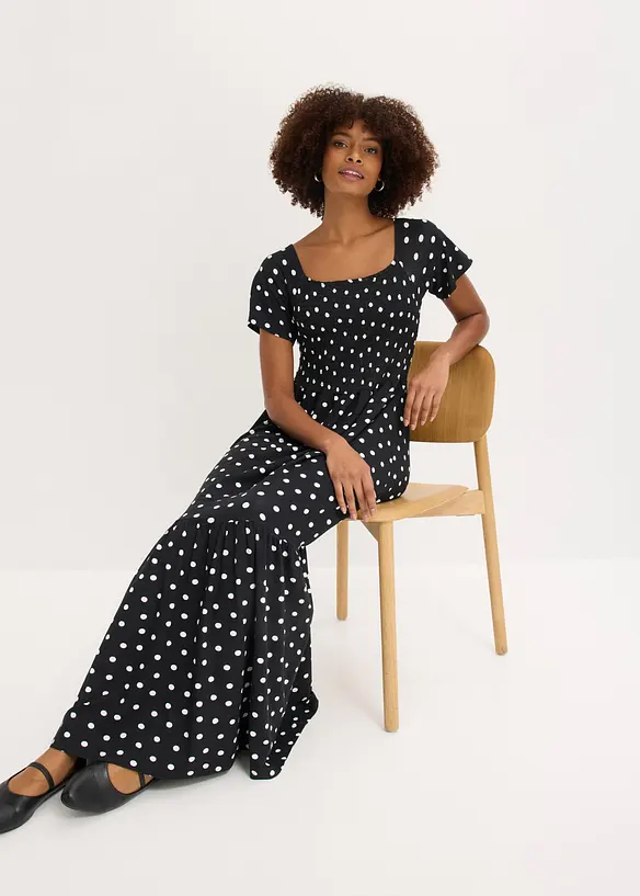 Maxikleid aus nachhaltiger Viskose, bonprix