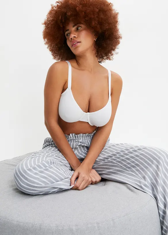 T-Shirt BH mit B&uuml;gel aus Bio-Baumwolle (3er Pack), bonprix