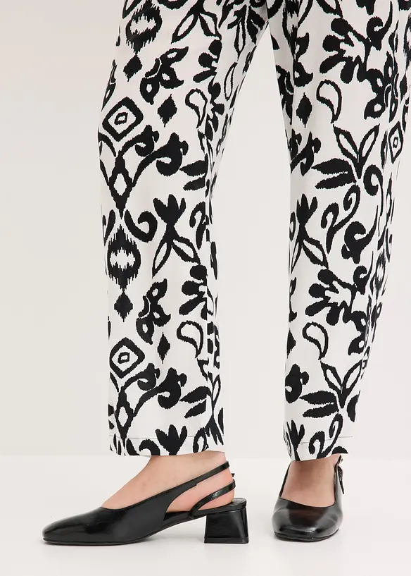 Pantalon large en viscose fluide, bonprix