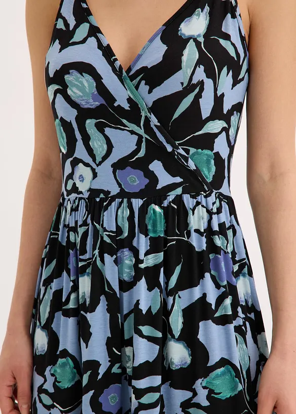 Robe longue en viscose douce et extensible, bonprix