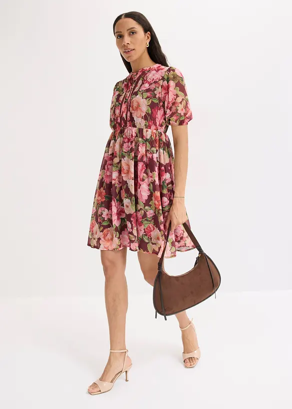 Robe-tunique &agrave; dentelle, bonprix