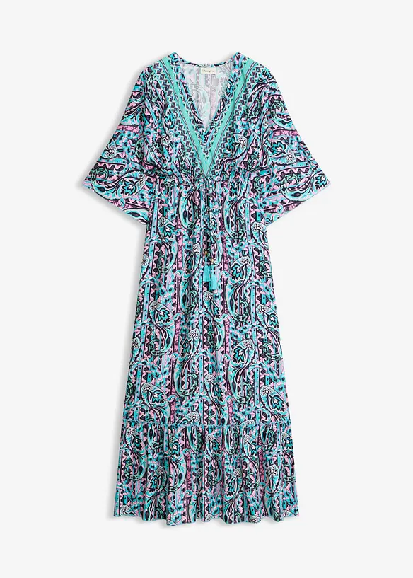 Maxikleid aus flie&szlig;ender Viskose, bonprix