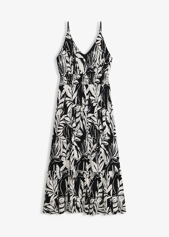 Robe &agrave; fines bretelles en jersey viscose, bonprix