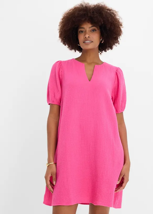 Kurzes Kleid aus Musselin, bonprix