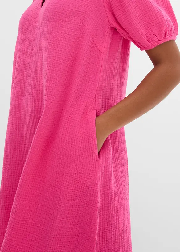 Kurzes Kleid aus Musselin, bonprix