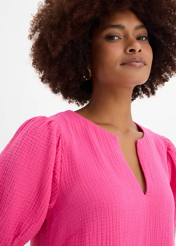 Kurzes Kleid aus Musselin, bonprix