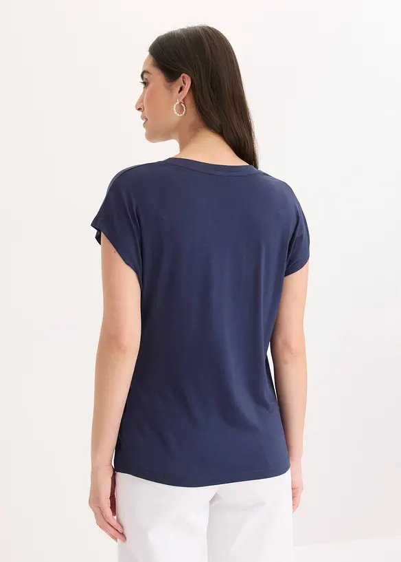 T-shirt doux en viscose extensible, bonprix