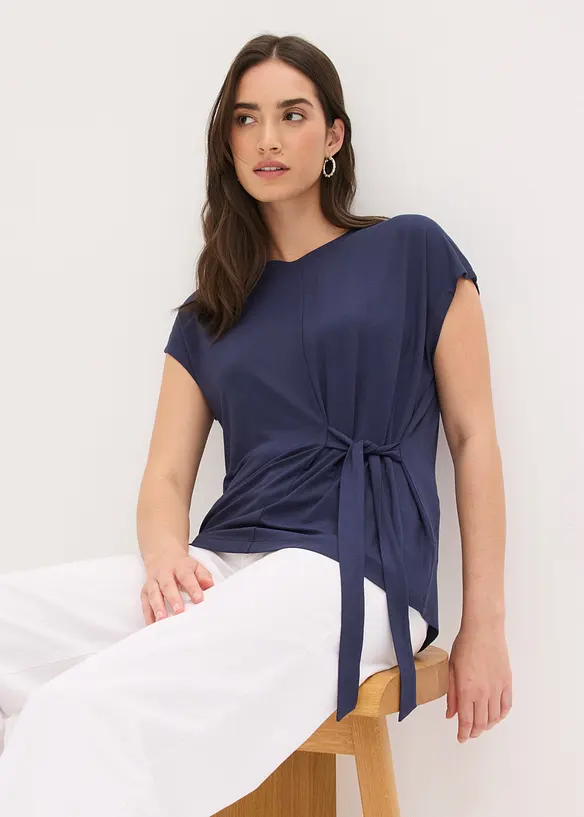 T-shirt doux en viscose extensible, bonprix