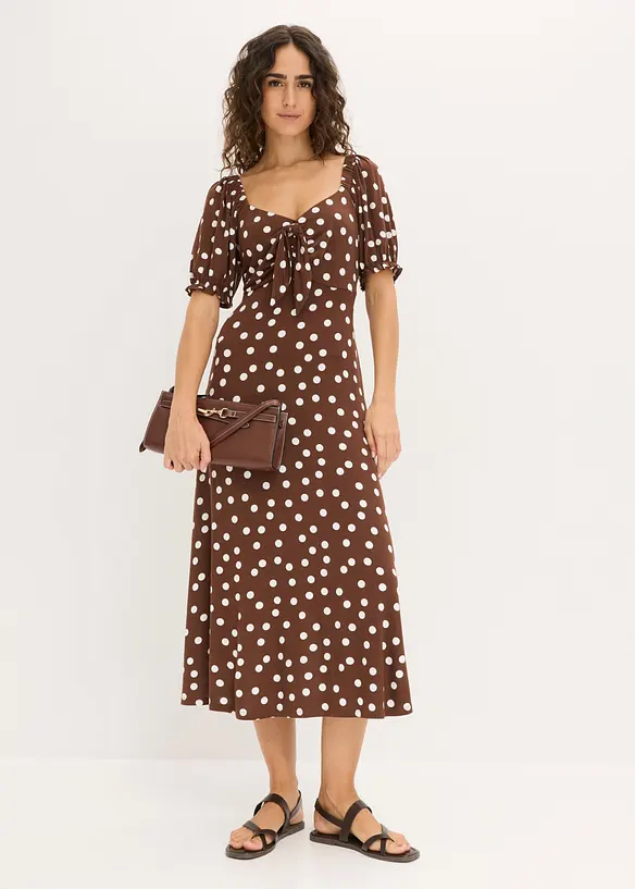 Robe midi en viscose extensible, bonprix