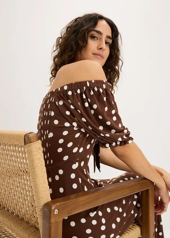 Robe midi en viscose extensible, bonprix