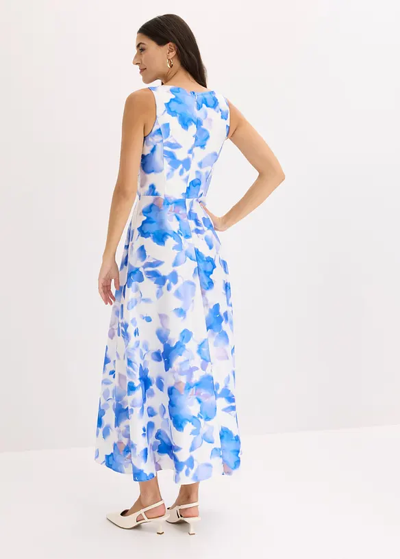 Robe longue en satin brillant, bonprix