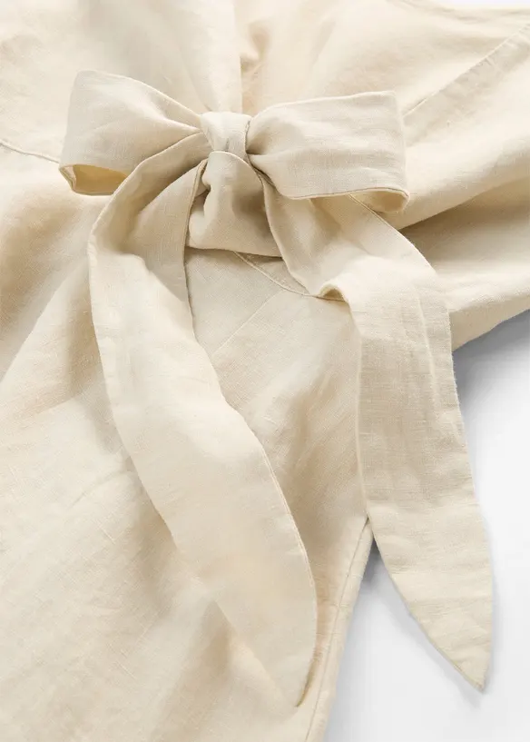 Midikleid aus reinem Leinen, bonprix