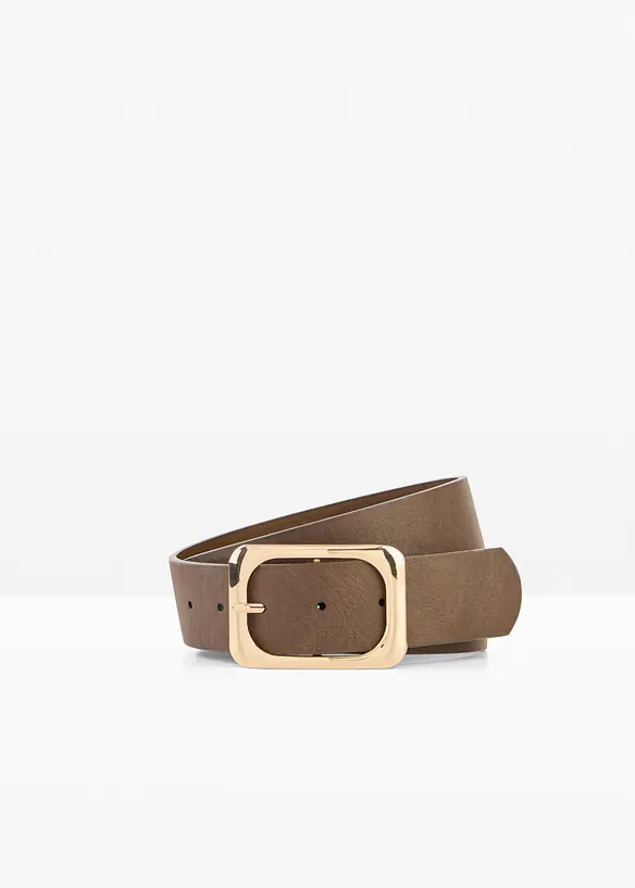 G&uuml;rtel mit goldfarbener Schnalle, bonprix