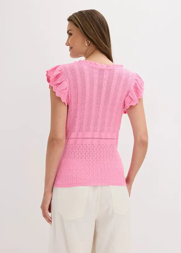 Strickshirt aus softem Viskose-Mix, bonprix