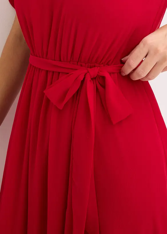 Chiffonkleid mit Schleifendetails, bonprix